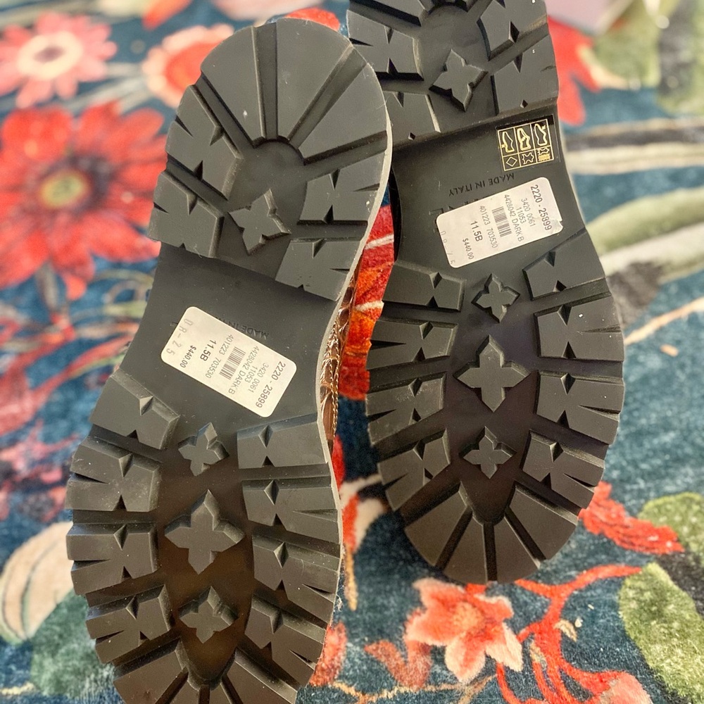 Celine Dark Brown Crocodile-Embossed boots - Picture 5 of 5